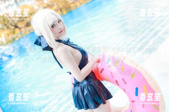 谁说贞德Alter女仆装只能出现在游戏里？Kitkat Cosplay的美图，壁纸让我想要一天换七次！